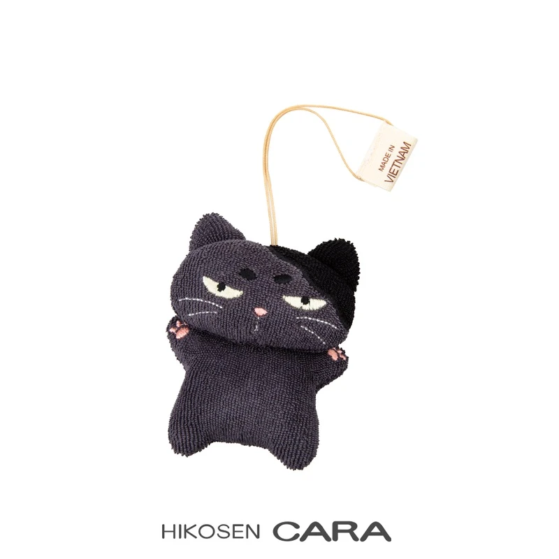 HIKOSEN CARA卡拉猫茶丸小挂饰包包女包可爱挂件公仔玩偶小装饰