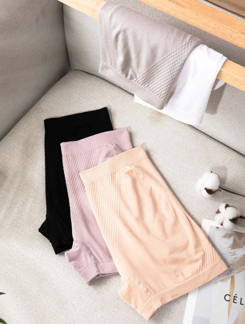 蜂窝提臀无缝家居裤安全裤夏季防走光防走光薄款五分裤成人无痕