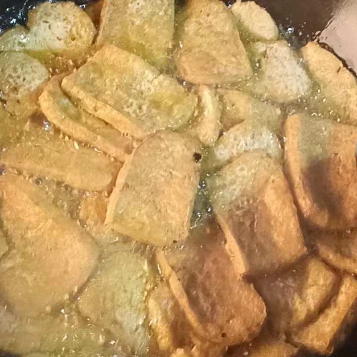 湖南特产油豆腐农家炸豆腐