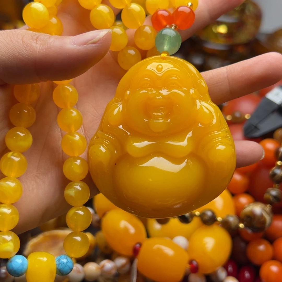 琥珀手链未镶嵌蜜蜡
