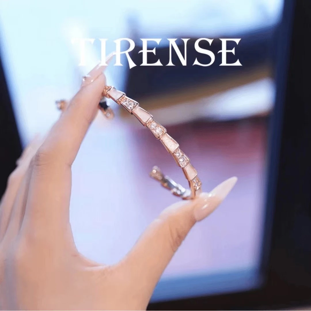 TIRENSE/狄伦斯 合金手镯 高定鱼骨系列文艺气质手镯