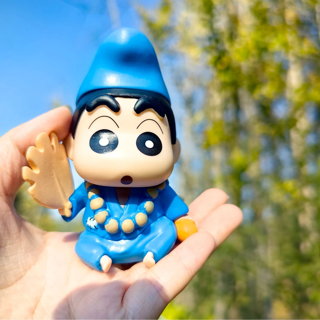 村花蜡笔小新cos济公匹诺曹可爱摆件礼物桌面手办车载装饰潮玩