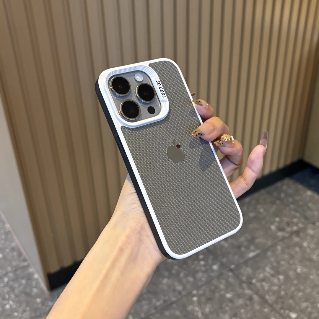 高级素皮适用于苹果15promax手机壳iPhone14小众磨砂13防摔保护套