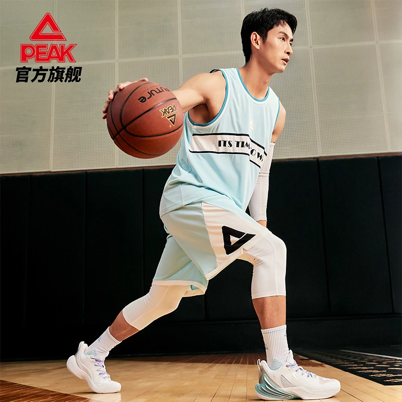 匹克篮球系列套装男夏新款潮流背心训练球衣球裤两件套-DF733021