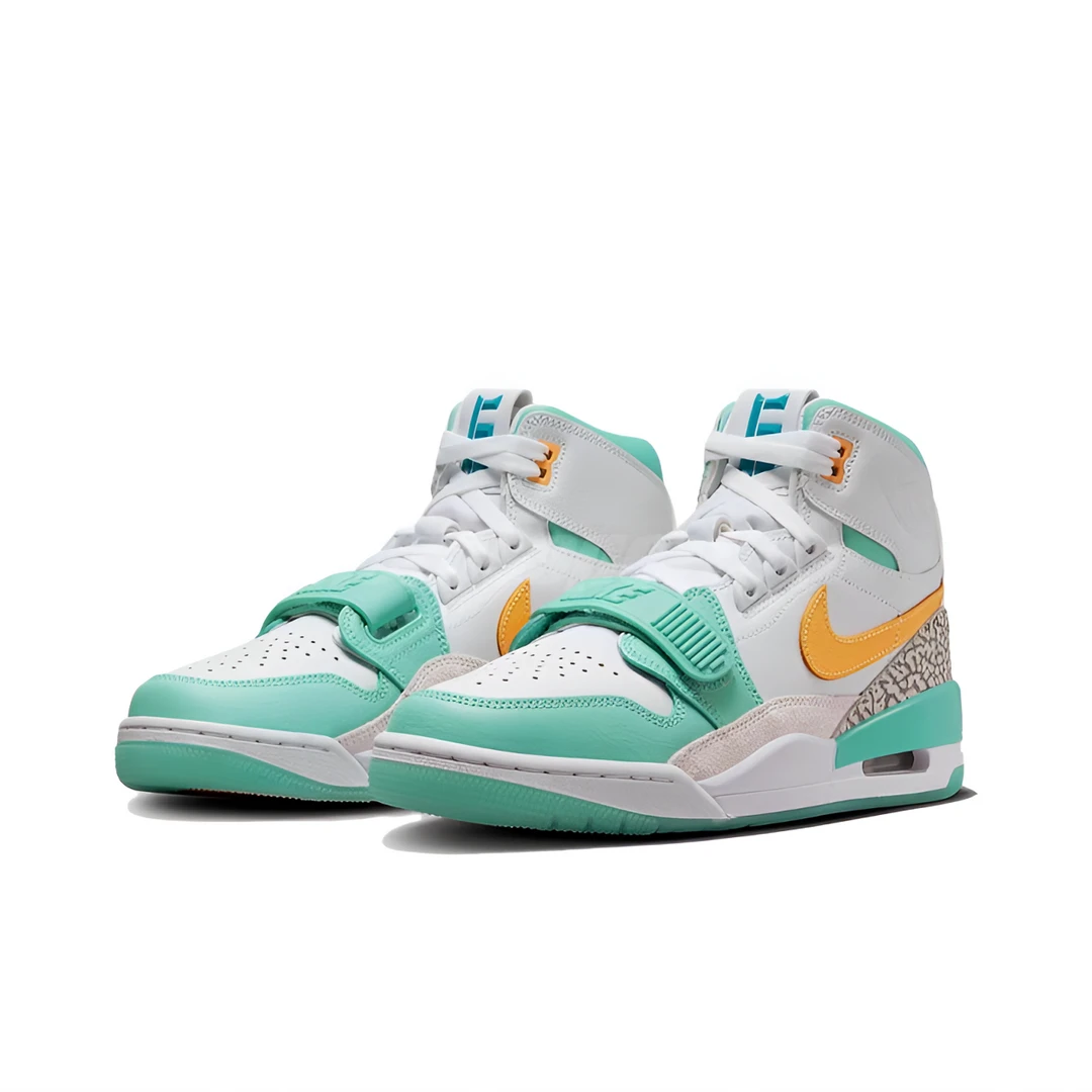 Jordan Legacy 312"郭艾伦" 高帮复古篮球鞋男款 白绿 FV3625-181