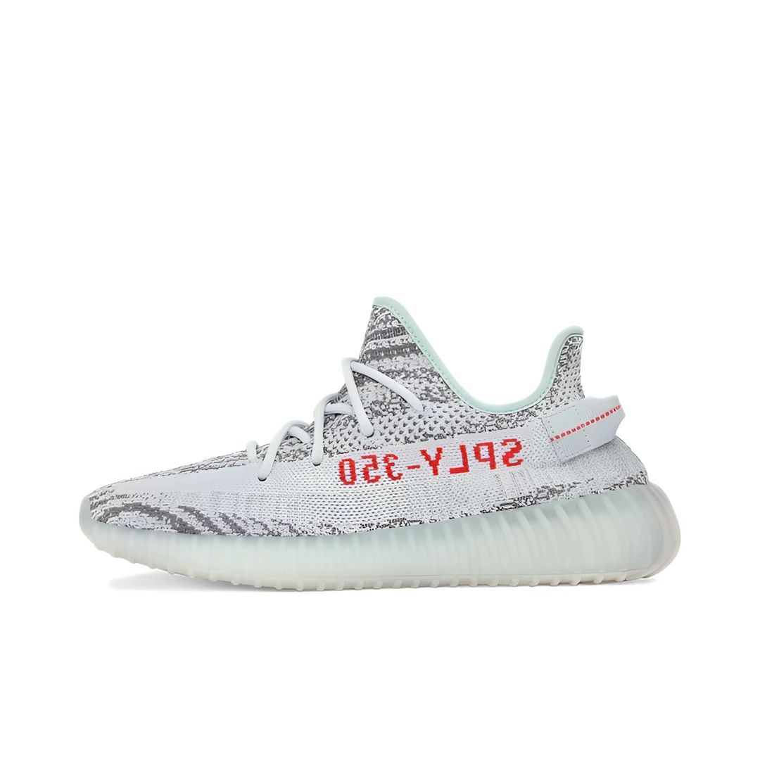 Adidas 阿迪达斯 Yeezy 椰子350冰蓝可燃冰运动跑步鞋B37571-2021