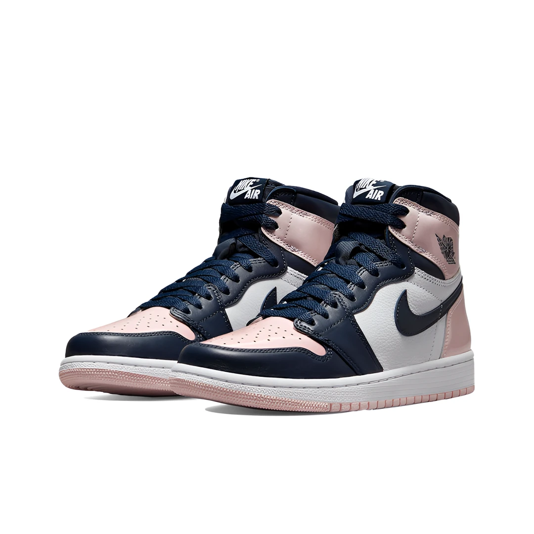 Air Jordan 1 OG AJ1泡泡糖 男女同款 黑粉脚趾篮球鞋 DD9335-641