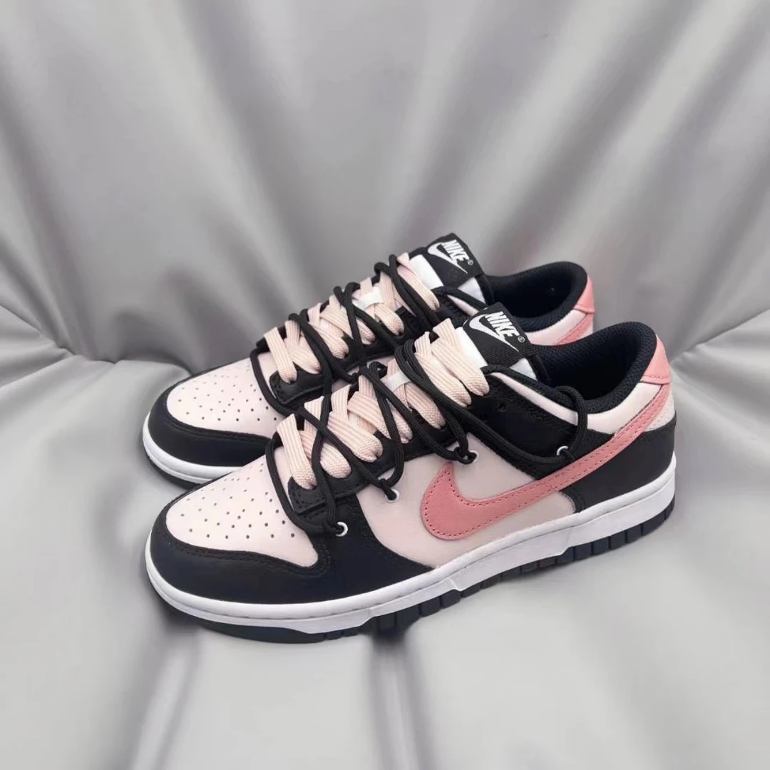 Nike耐克 DunkLow定制款芝芝莓莓树莓粉熊猫解构低帮潮流休闲球鞋
