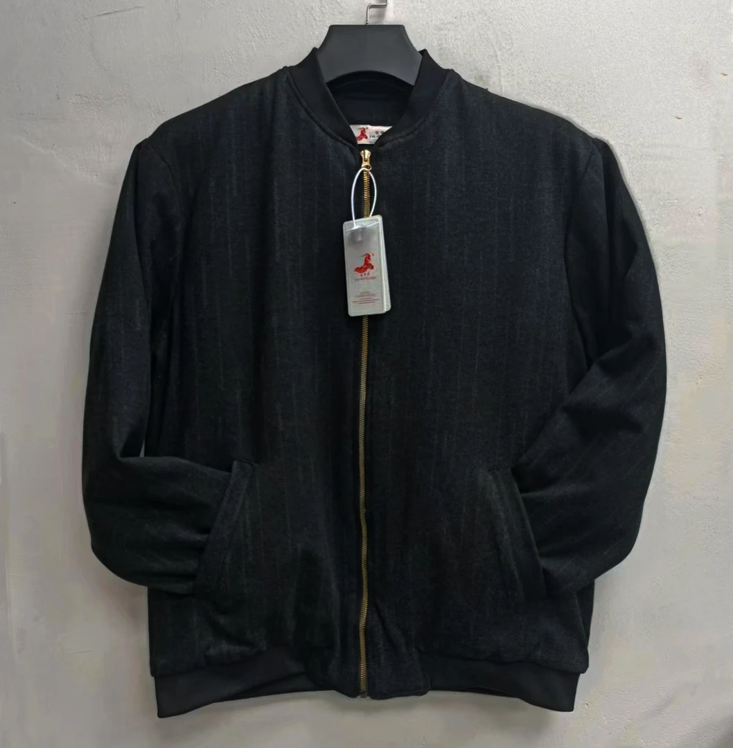 男士纯羊毛棉袄中老年保暖冬季冬季棉服708拉链棉袄
