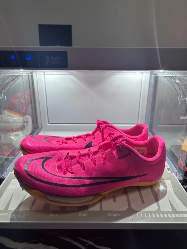 40 nike maxfly 粉色 二手田径钉鞋