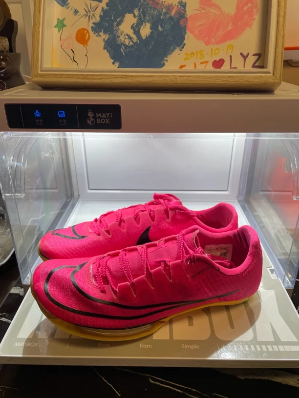 41 nike maxfly 粉色 二手田径钉鞋