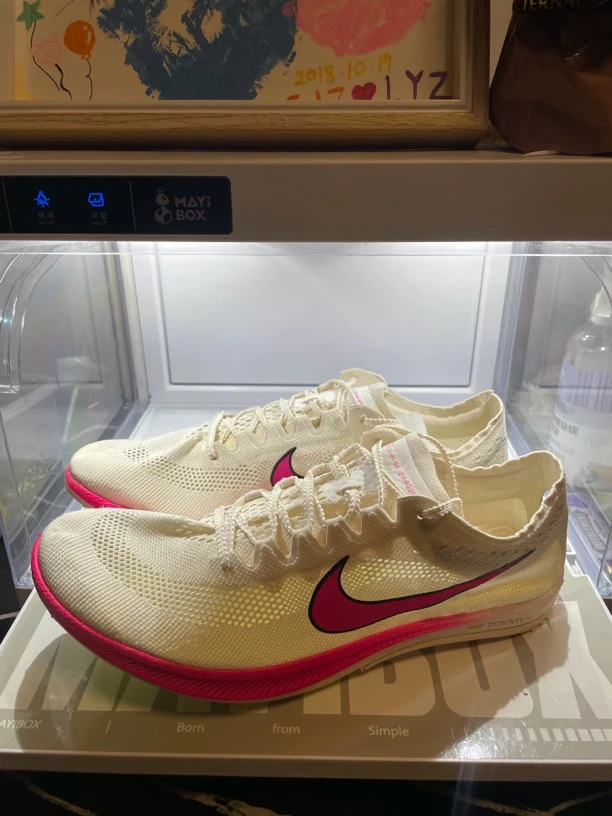 43 nike 蜻蜓 白粉 二手田径钉鞋
