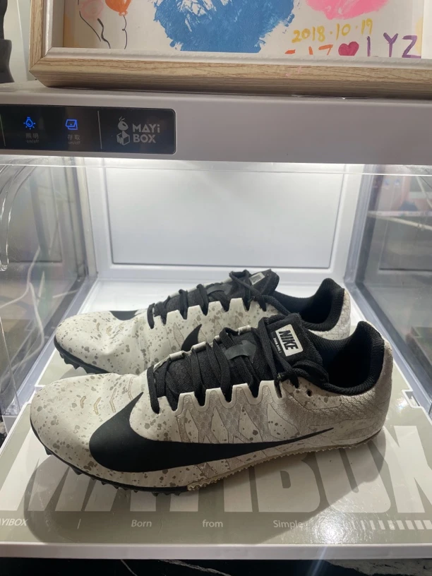 40.5 nike s9 白灰 二手田径钉鞋
