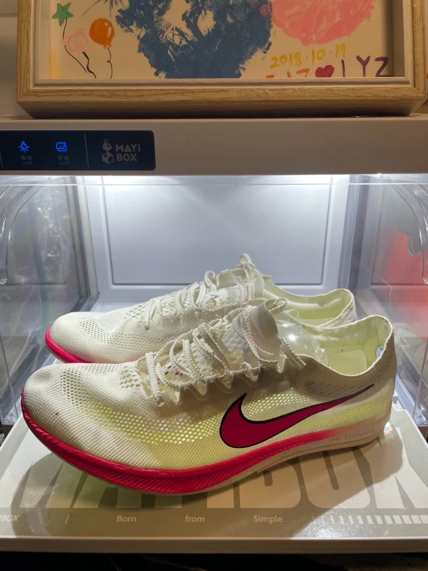 43 nike 蜻蜓 白色 二手田径钉鞋