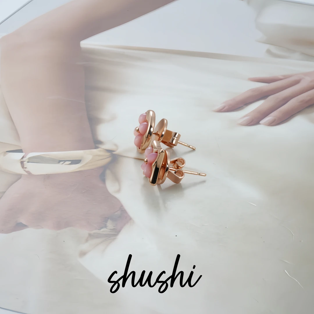 铜合金树脂耳饰 时尚经典轻奢气质百搭耳环8497