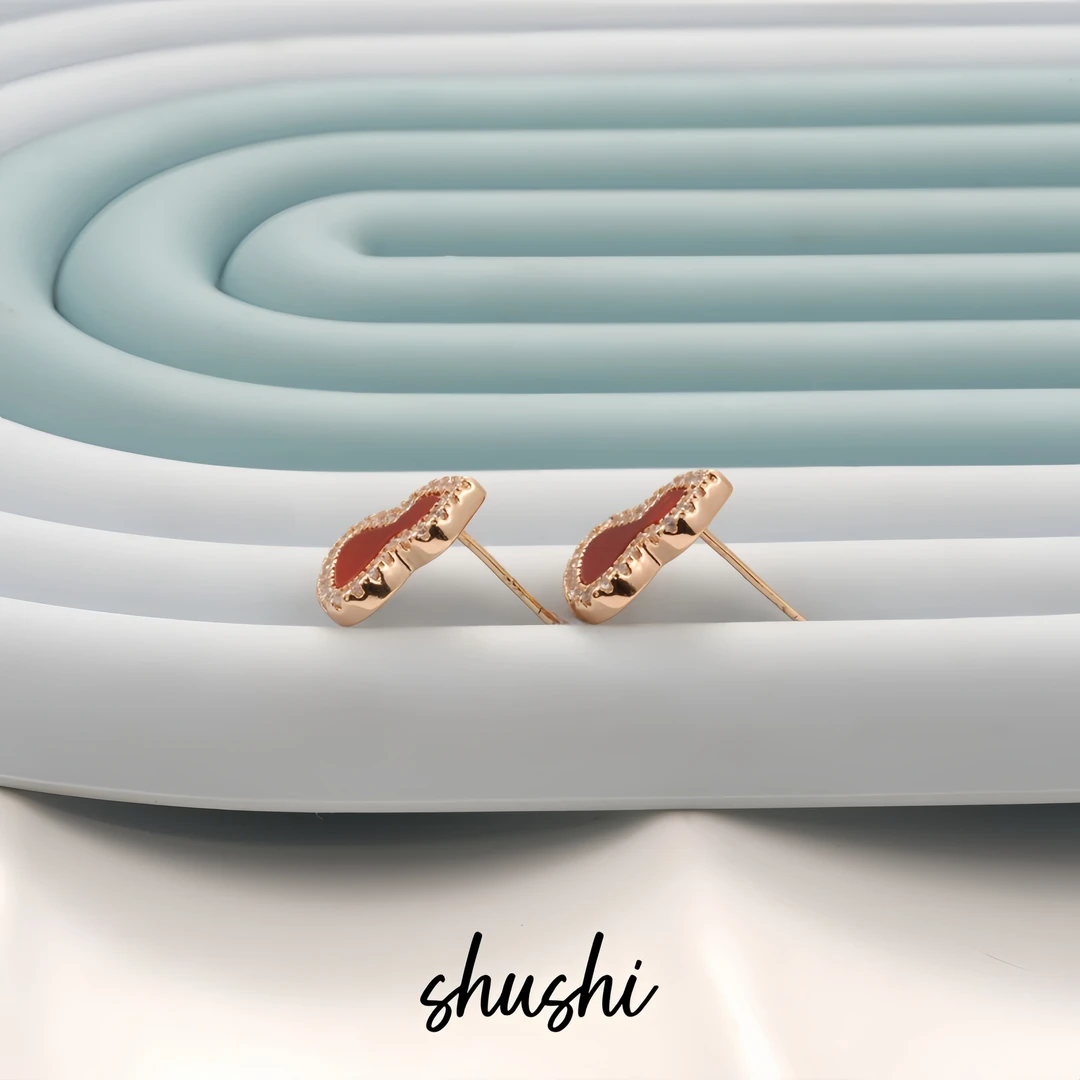 铜合金锆石耳饰 时尚经典百搭轻奢气质耳环2955