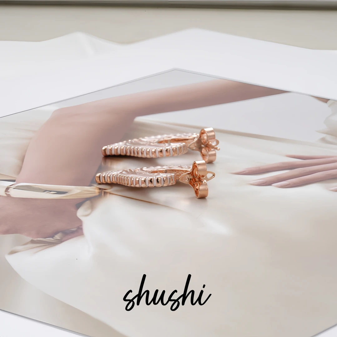 铜合金树脂耳饰 时尚百搭经典轻奢气质耳环7423