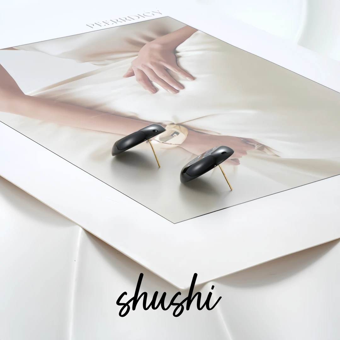 铜合金树脂耳饰 耳环8237