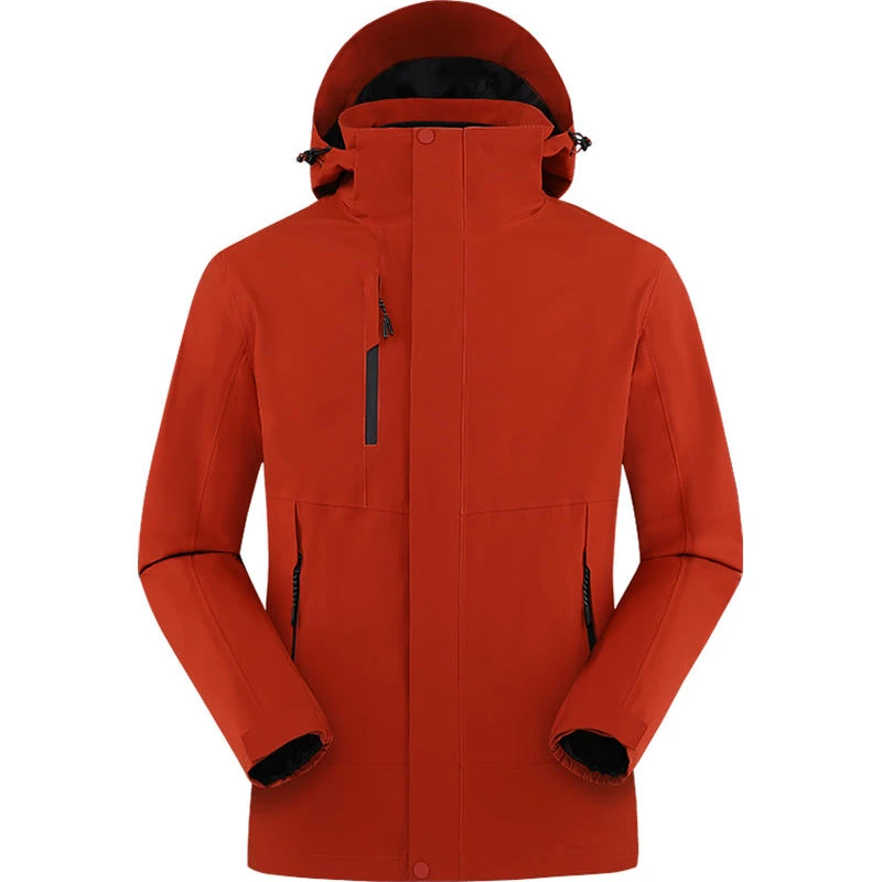 冲锋衣工作服定制刺绣印logo三合一可拆卸两件套加绒外套秋冬装季