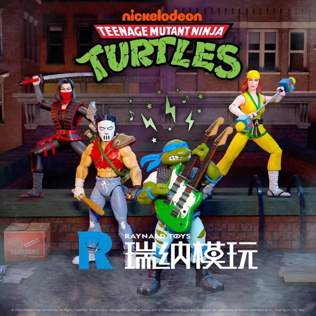 现货SUPER7 忍者神龟10波TMNTW10 忍者爱普