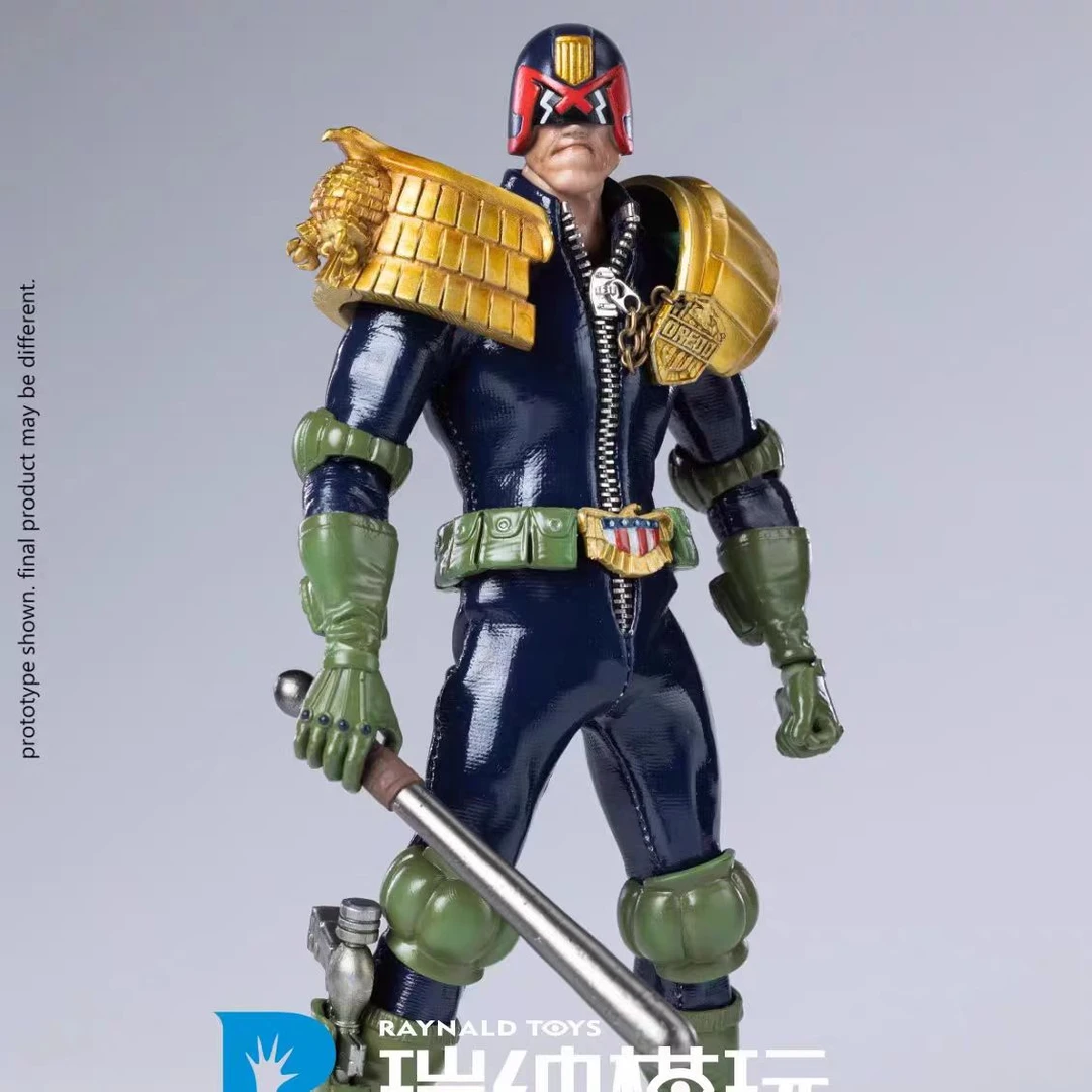 现货 HIYA 海雅 1/12 特警判官漫画 Judge Dredd 德雷德法官 人偶