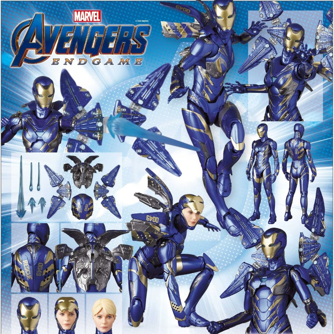 现货 MAFEX 终局之战 钢铁侠救援装甲 小辣椒 6英寸 可动人偶
