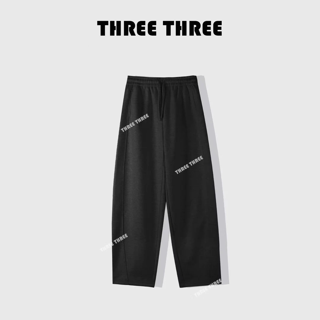 【LiuSanSan】经典款宽松慵懒时尚休闲百搭显瘦保暖豌豆裤