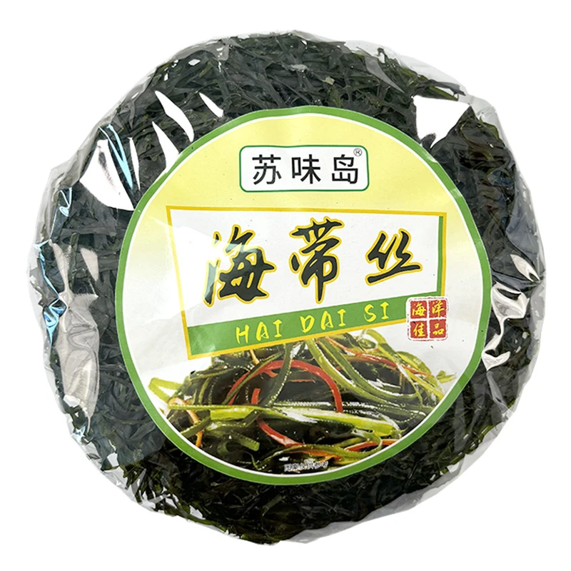 无盐无沙海带丝鲜香日晒干货凉拌美味清爽包装新鲜免洗袋装鲜美