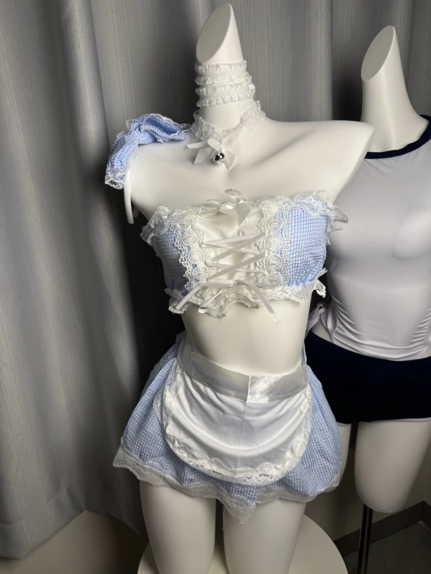 性感睡衣女高级感薄款情调内衣夏大码可爱睡裙家居服2024新款cos