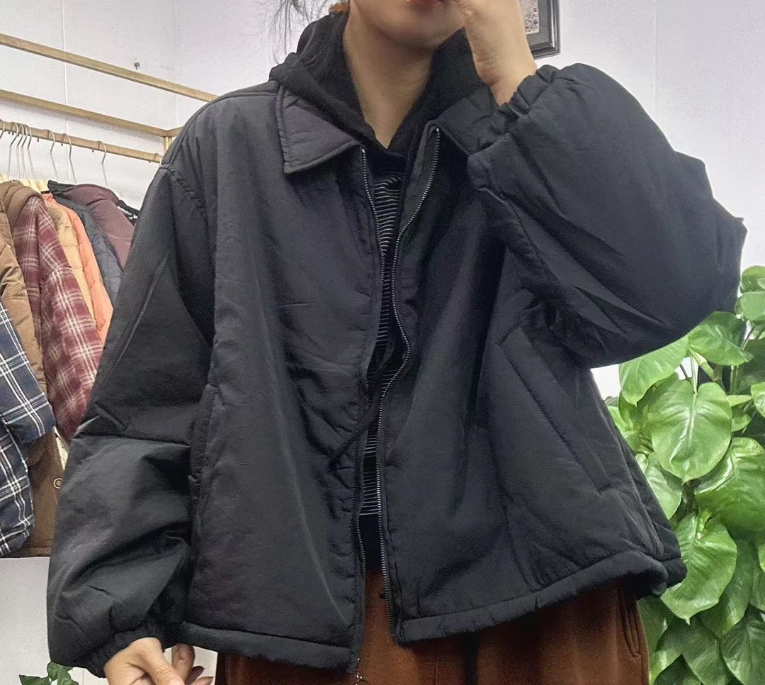 短款百搭棉衣385510