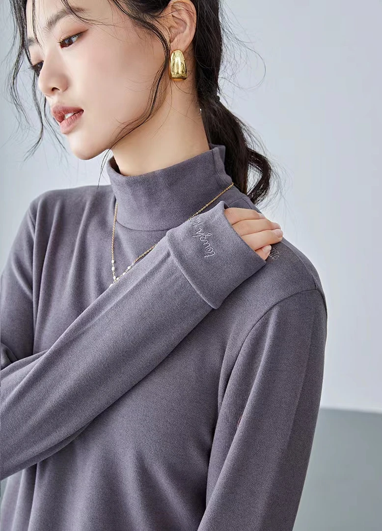 2263亲肤修身打底衣网红气质时尚