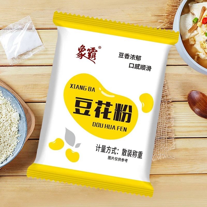 豆腐花产品快速浓郁冲泡速溶豆腐花真材实料50/克早餐嫩滑简单
