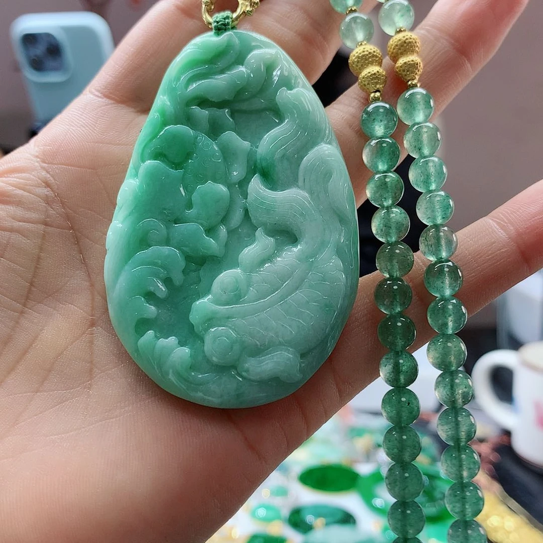 【闪购商品】翡翠颈饰未镶嵌，