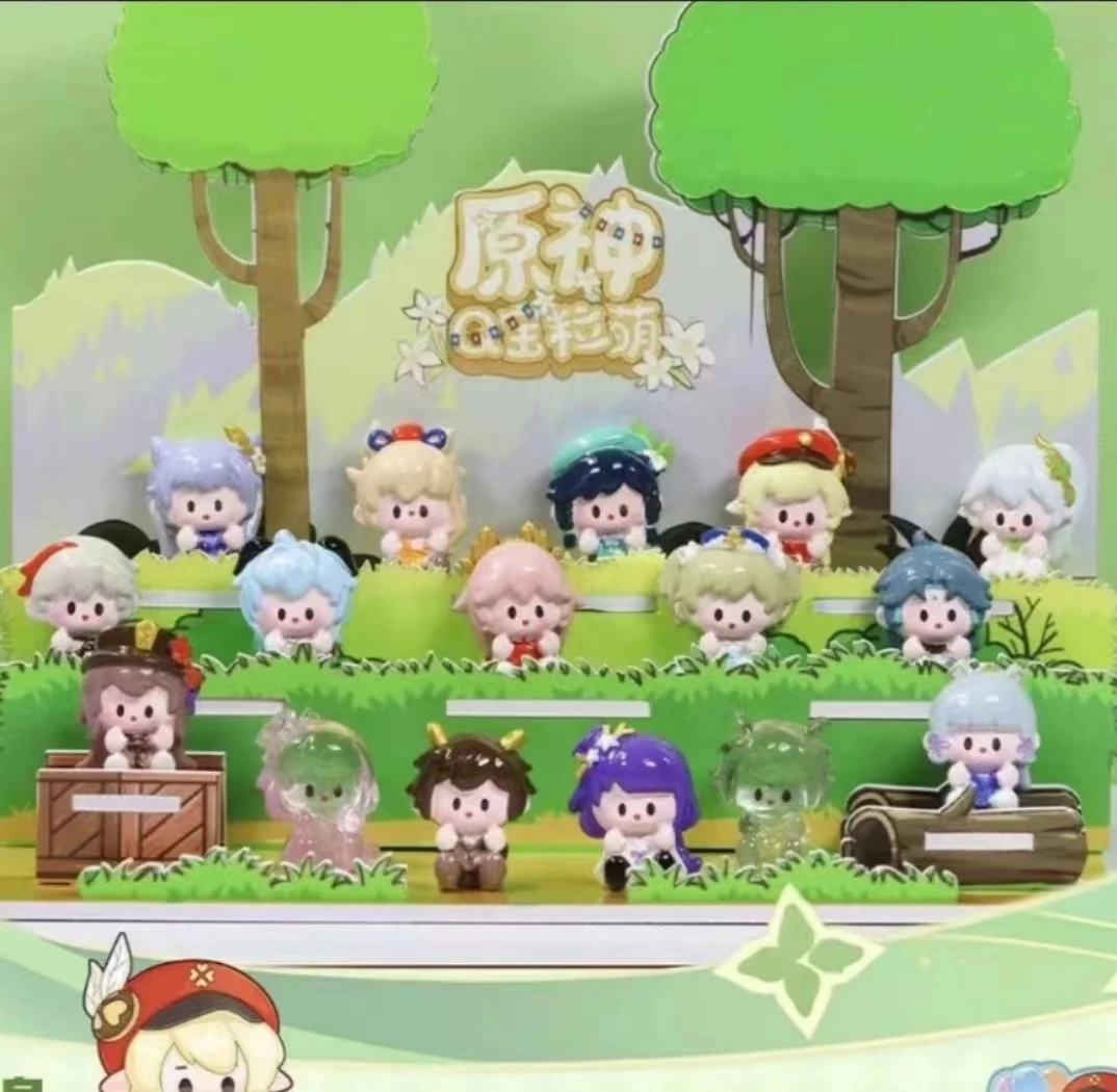 【踩尾巴】原神Q宝迷你可爱盲盒潮玩手办
