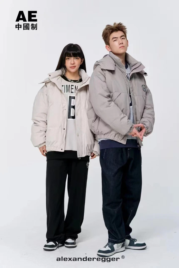 23819AE连帽羽绒服时尚潮流中大童冬季加厚