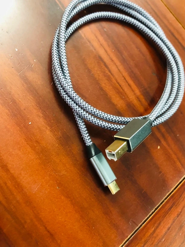 未使用  电脑typec口连接打印机口D