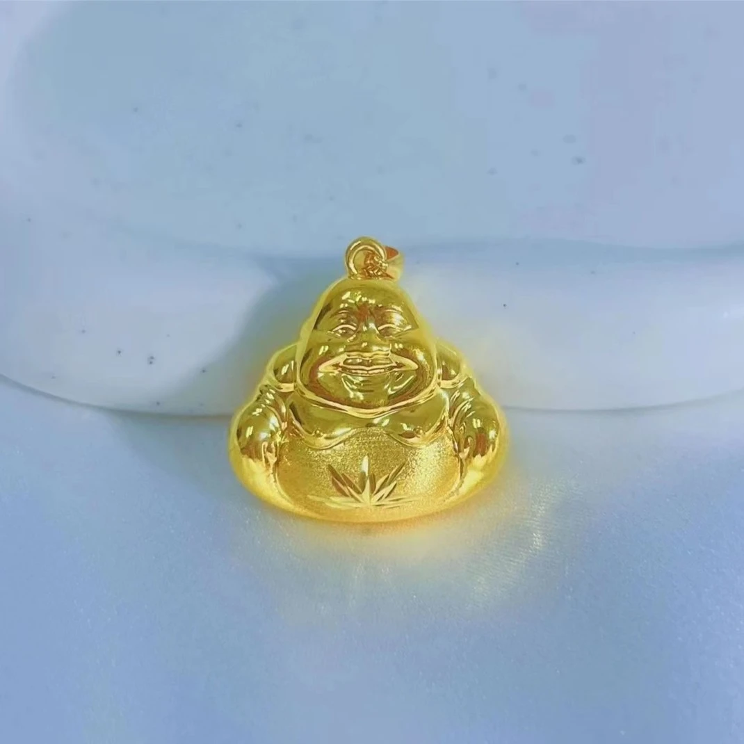 【金展珠宝】足金 大肚笑佛吊坠