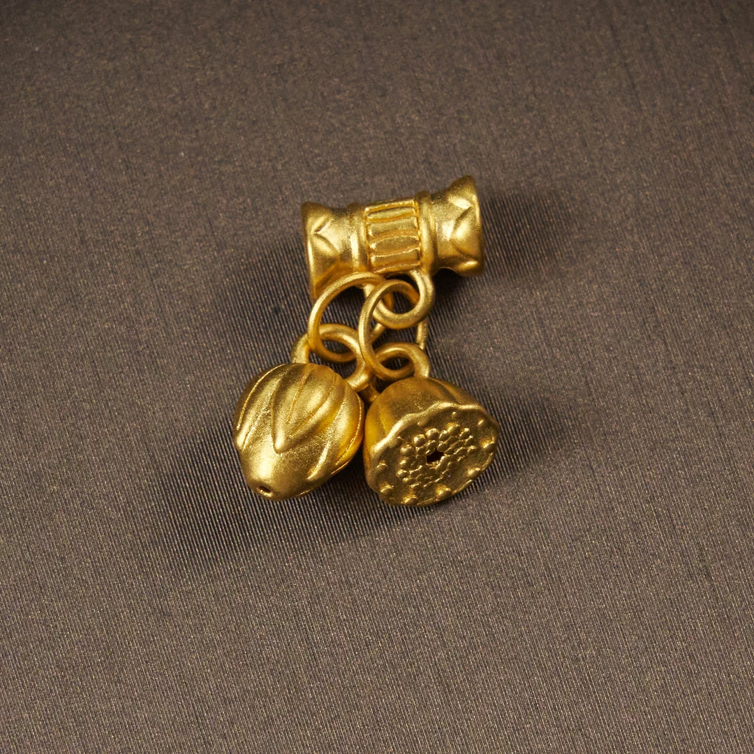 【金展珠宝】足金 两世欢挂件