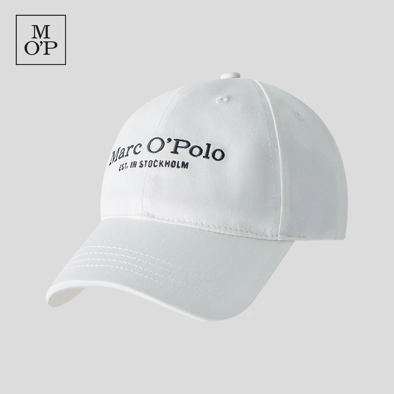 Marc O'Polo/MOP24秋季新款经典logo球帽牛仔色鸭舌帽情侣棒球帽