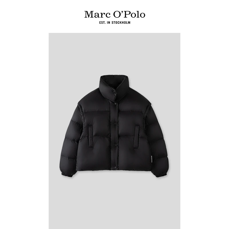 Marc O'Polo/MOP【商场同款】鸭绒 可拆袖 短款羽绒服女