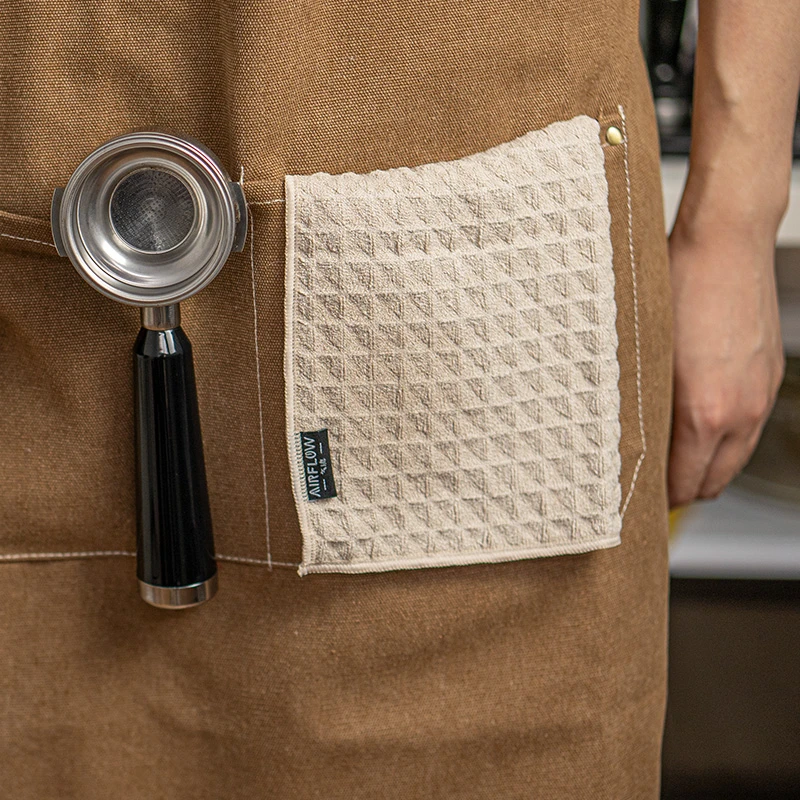 AIRFLOW/气流吧台清洁布吧台毛巾带挂绳小毛巾咖啡师专用抹布