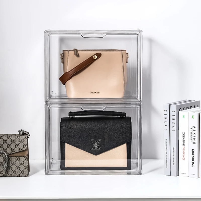 透明娃娃收纳亚克力展示架盒玩偶公仔手办柜盲盒泡泡玛特积木乐高