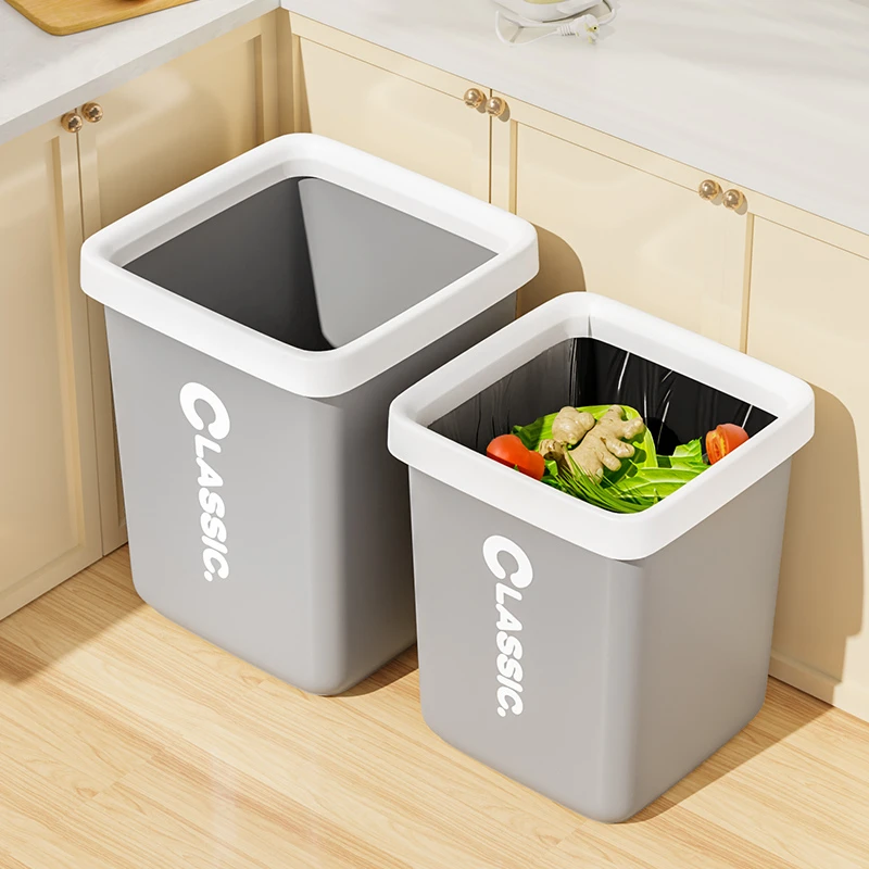 【文丽】厨房垃圾桶加大容量家用拉2024新款卫生间压圈卫生桶客厅