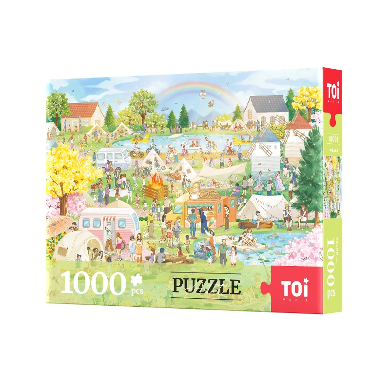 TOI/图益向着生活出发专注潮玩拼图1000片趣味原创拼图成人玩具