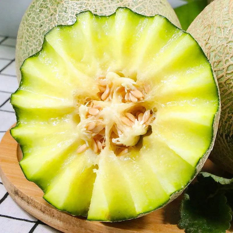 【玫珑网纹蜜瓜筐装】软肉 整筐装5颗 15.5斤左右太原晋中吕梁拍