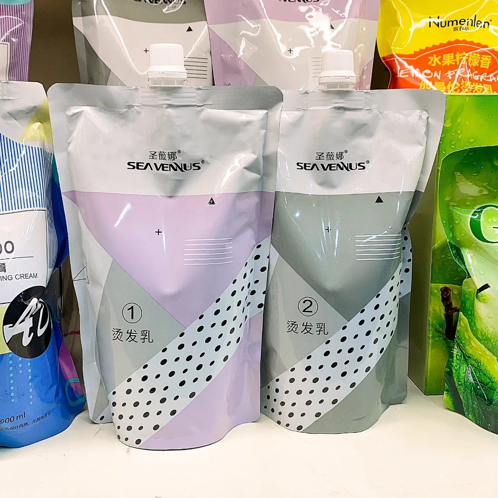 圣薇娜博适家烫发膏热烫陶瓷烫软化剂定型液离子烫直发膏发廊专用