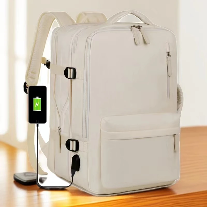 旅行双肩包男女大容量多功能行李背包短途出差旅游背包文件电脑包