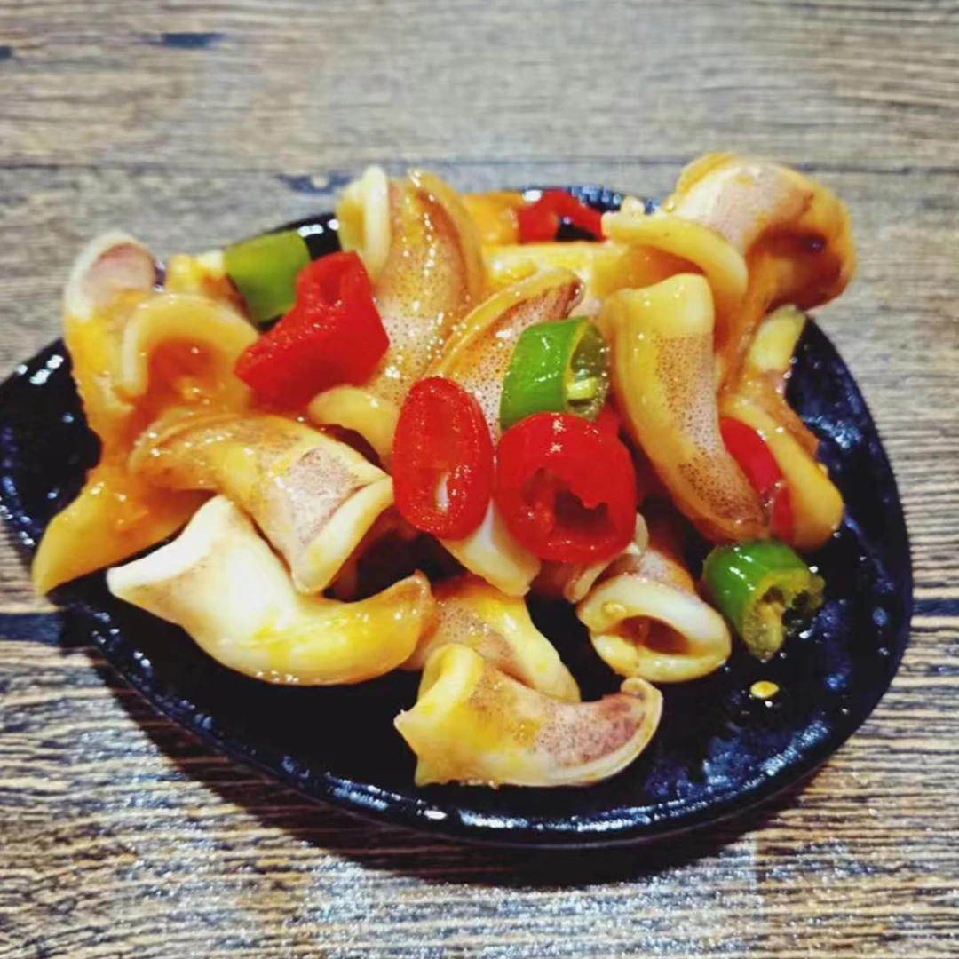 连云港发货新鲜鱿鱼鲜冻鱿鱼喇叭花火锅食材4包【每包500克】