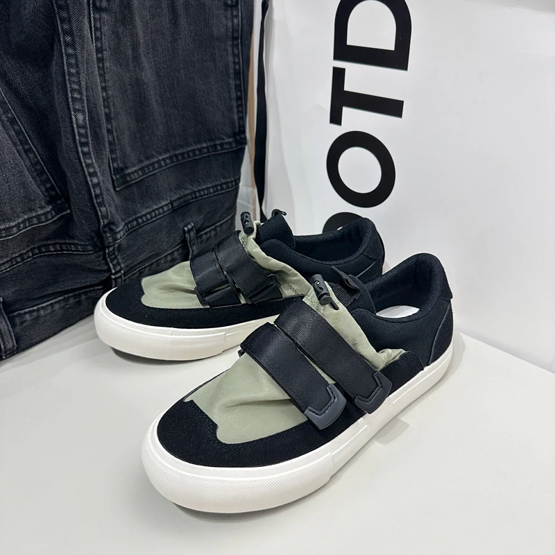 2024夏季透气新款板鞋男士透气休闲帆布鞋男学生百搭一脚蹬懒人鞋