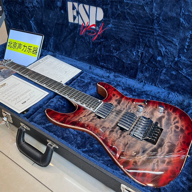 a custom shop Mll 高级手工定制 金属风专业级电吉他 演奏级